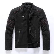 Men's leather washed leather jacket